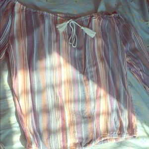 Off the shoulder long sleeve